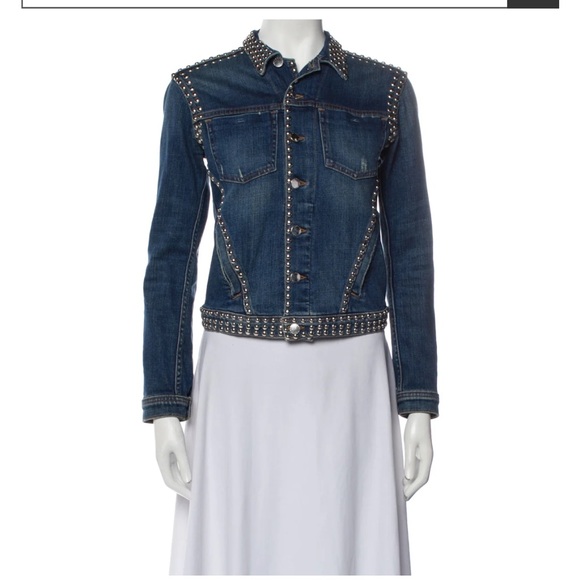 L’Agence studded denim jacket - Picture 3 of 3